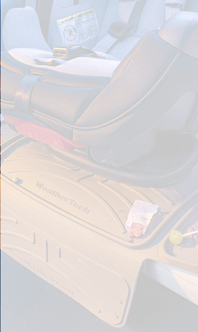 A Child Car Seat Protector in somebody's car, making sure hard candies don't become hard to reach A Child Car Seat Protector in somebody's car, making sure hard candies don't become hard to reach